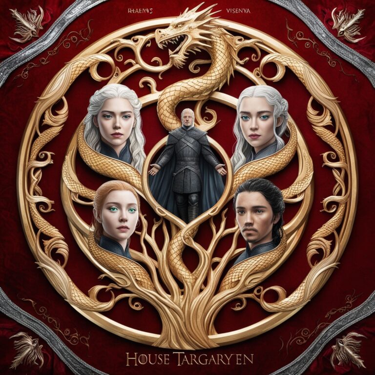 Game of Thrones Family Tree Targaryen Legacy & Beyond